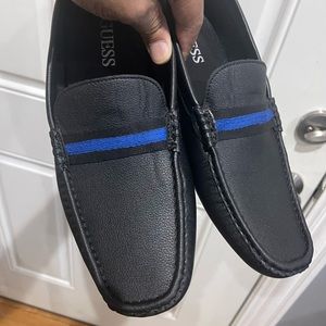 Guess Black Driving Loafers Shoes Sz 10.5